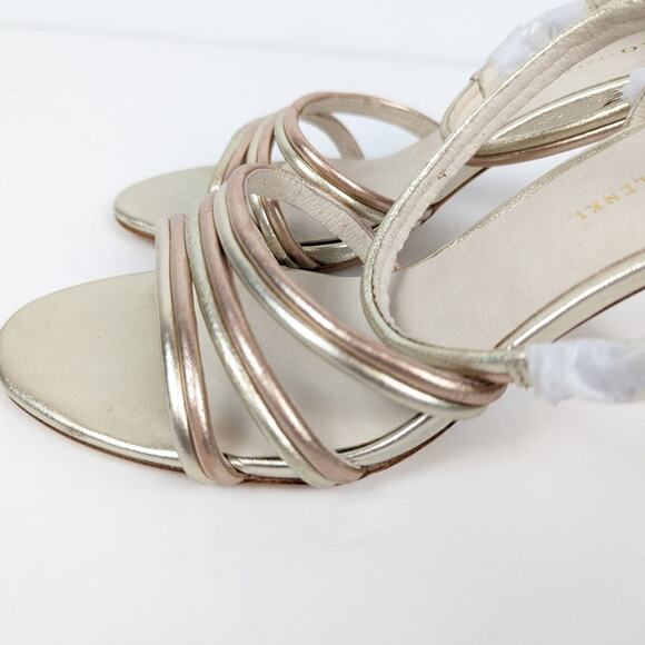 Koko + Palenki Multi Metallic Double Strap Odin Heels Size 7 - Picture 7 of 9